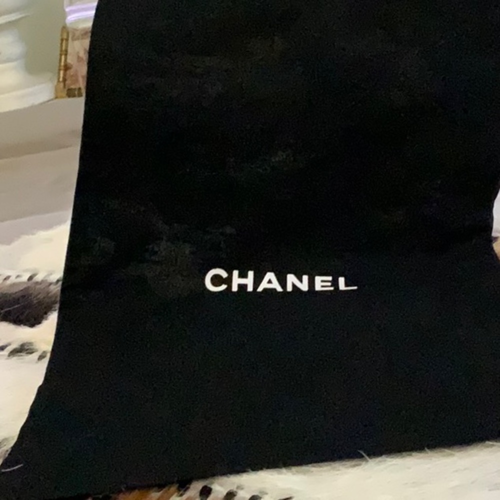 Chanel cloth drawstring bag